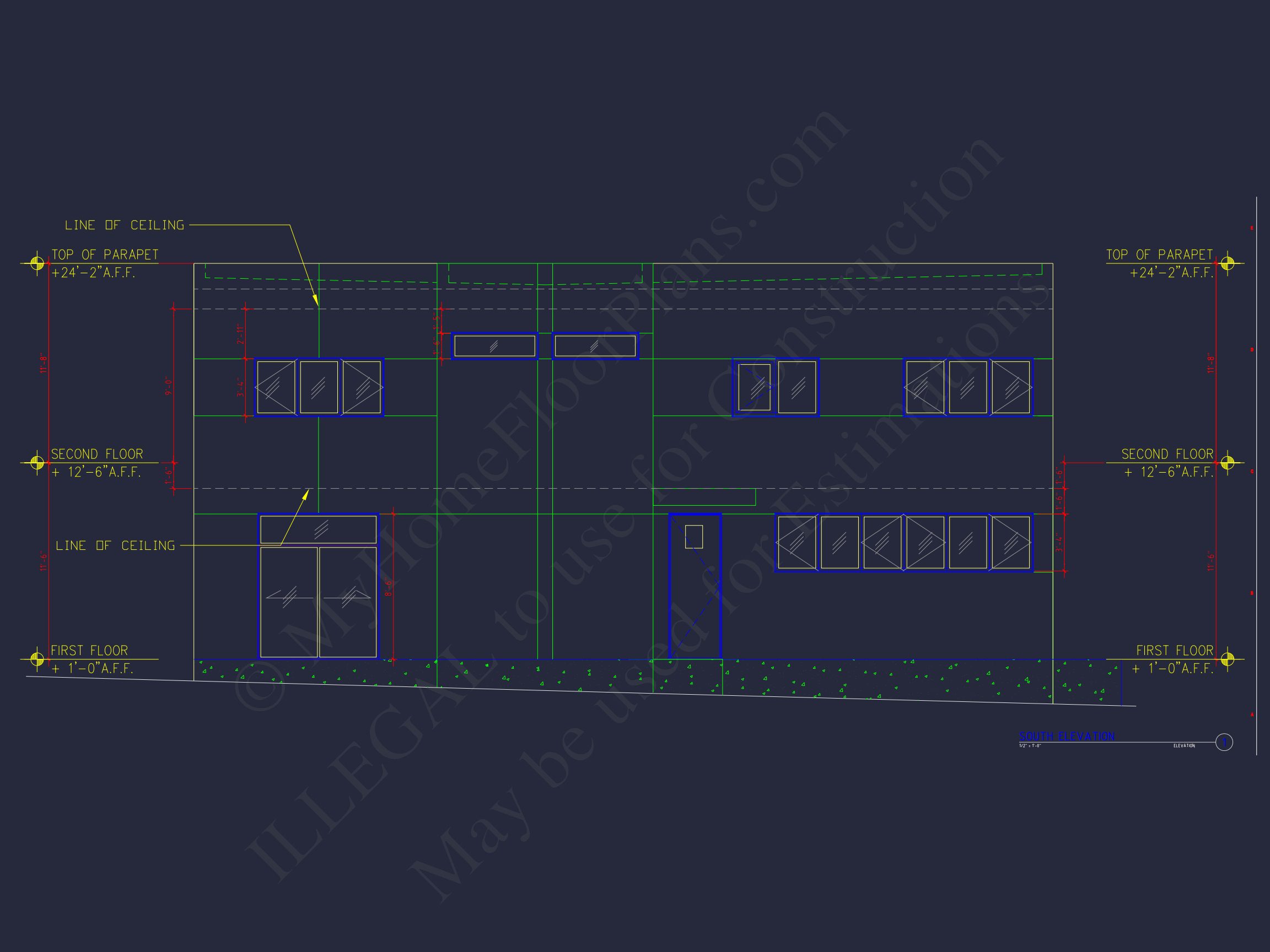 Contemporary house Floor Plan with Open Layout & CAD Designs