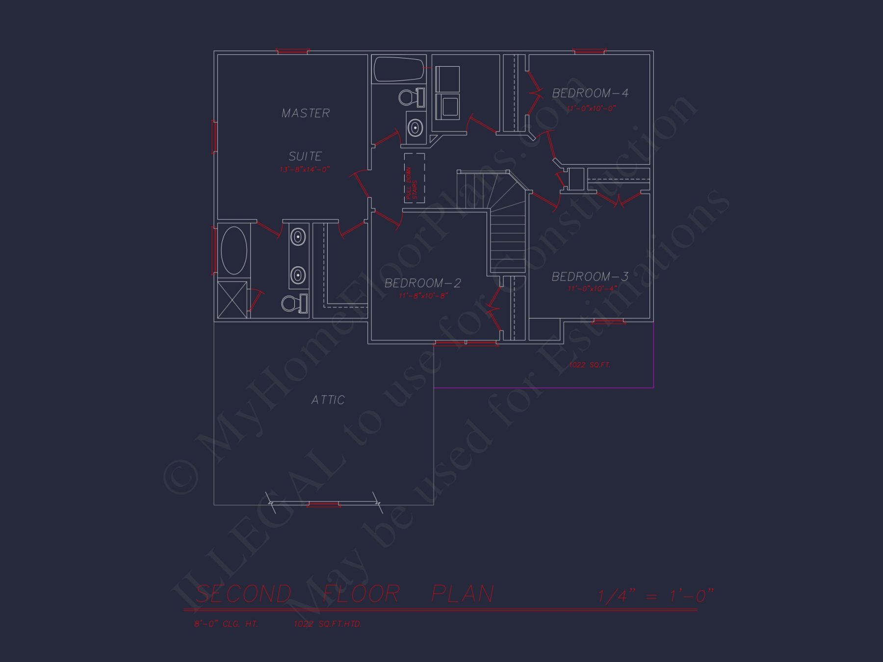 Craftsman house Design with 4 Beds, 2.5 Baths & Open Floor Plan