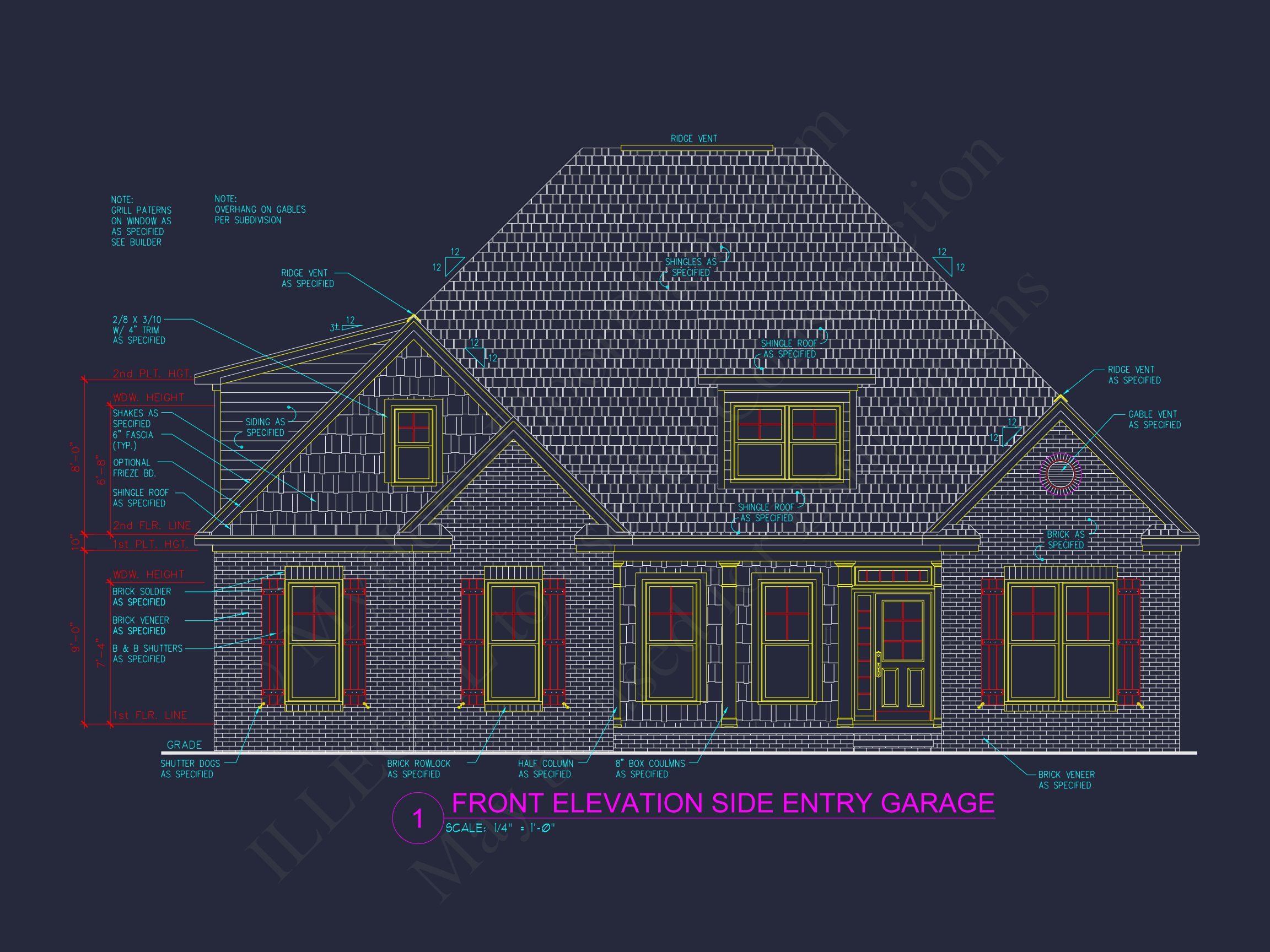 Craftsman house Design with Floor Plan,CAD,& Blueprint Insights