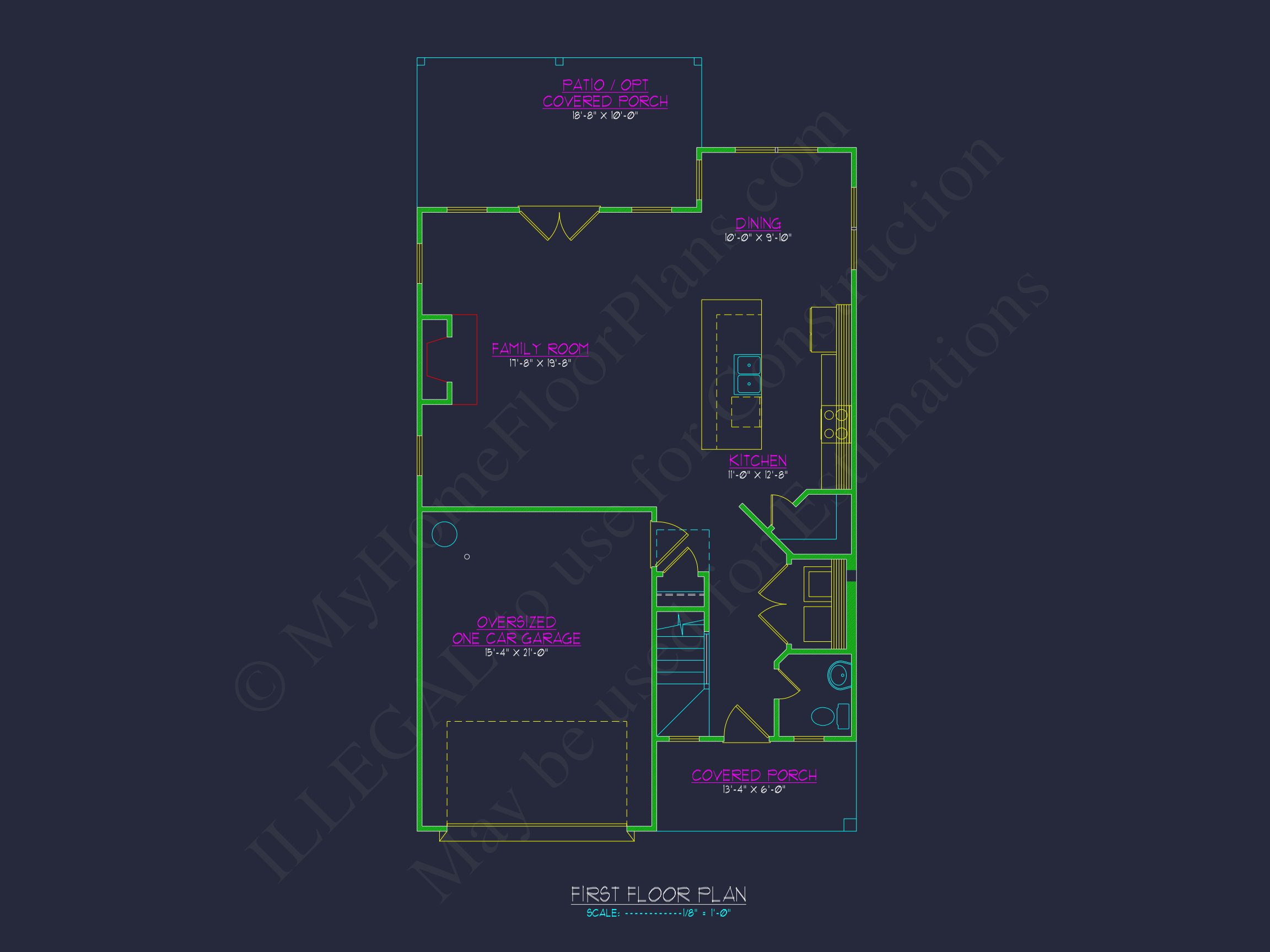 Craftsman house Design with Full CAD Blueprints & Features