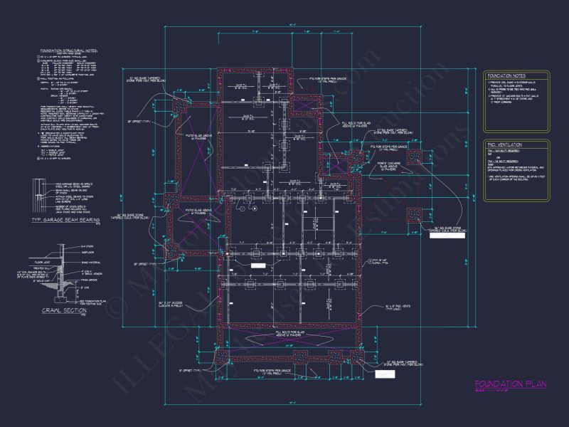Craftsman house Floor Plan