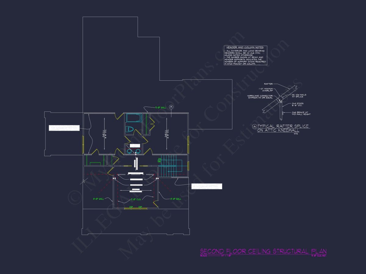 Craftsman house Floor Plan