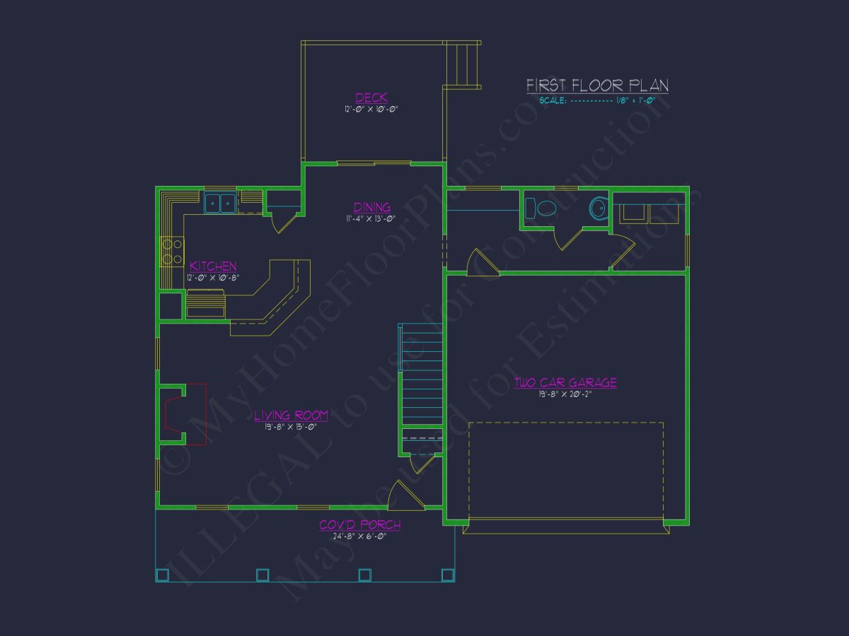 Craftsman house Floor Plan: Spacious Design & Quality Features