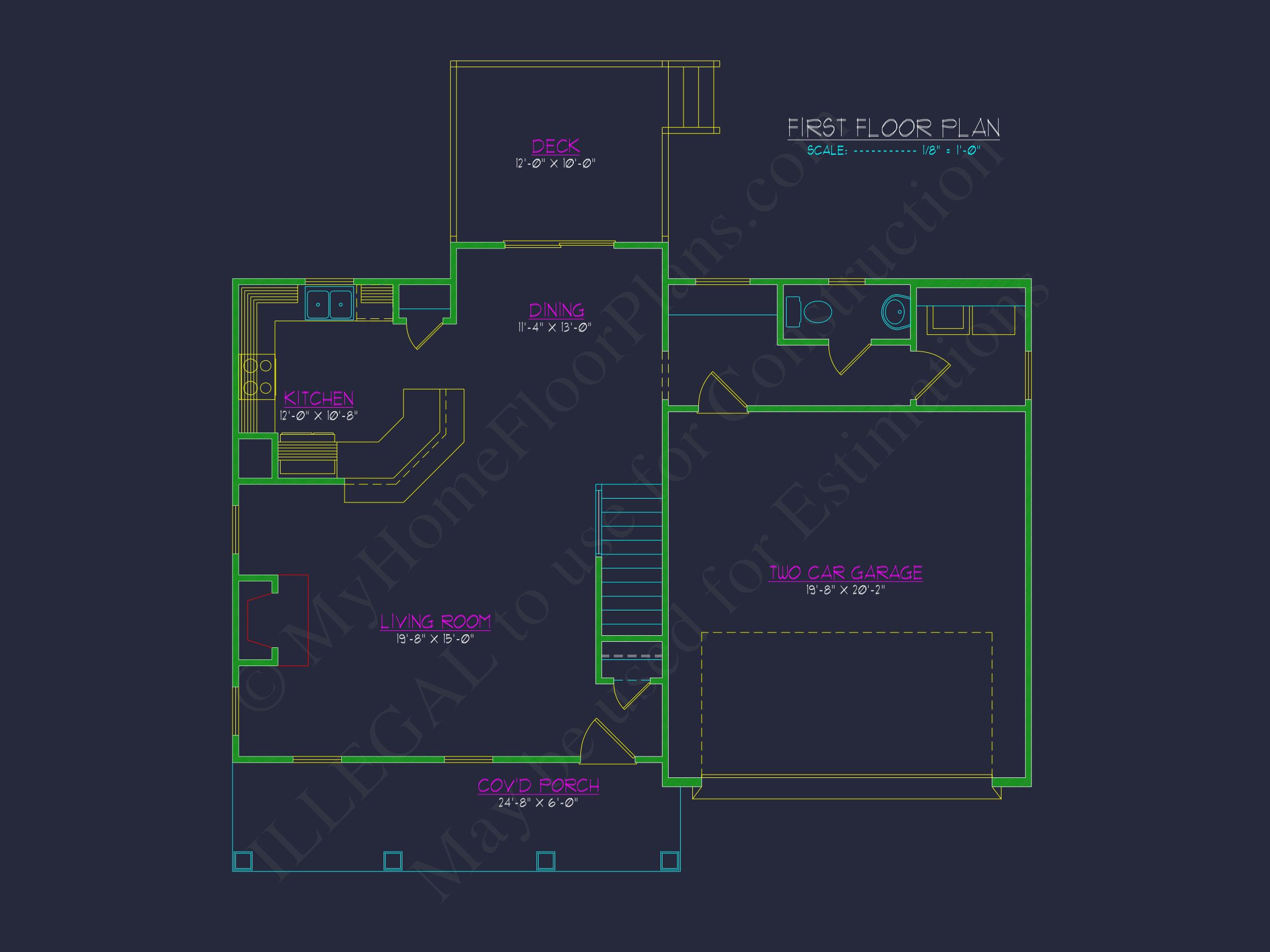 Craftsman house Floor Plan: Spacious Design & Quality Features
