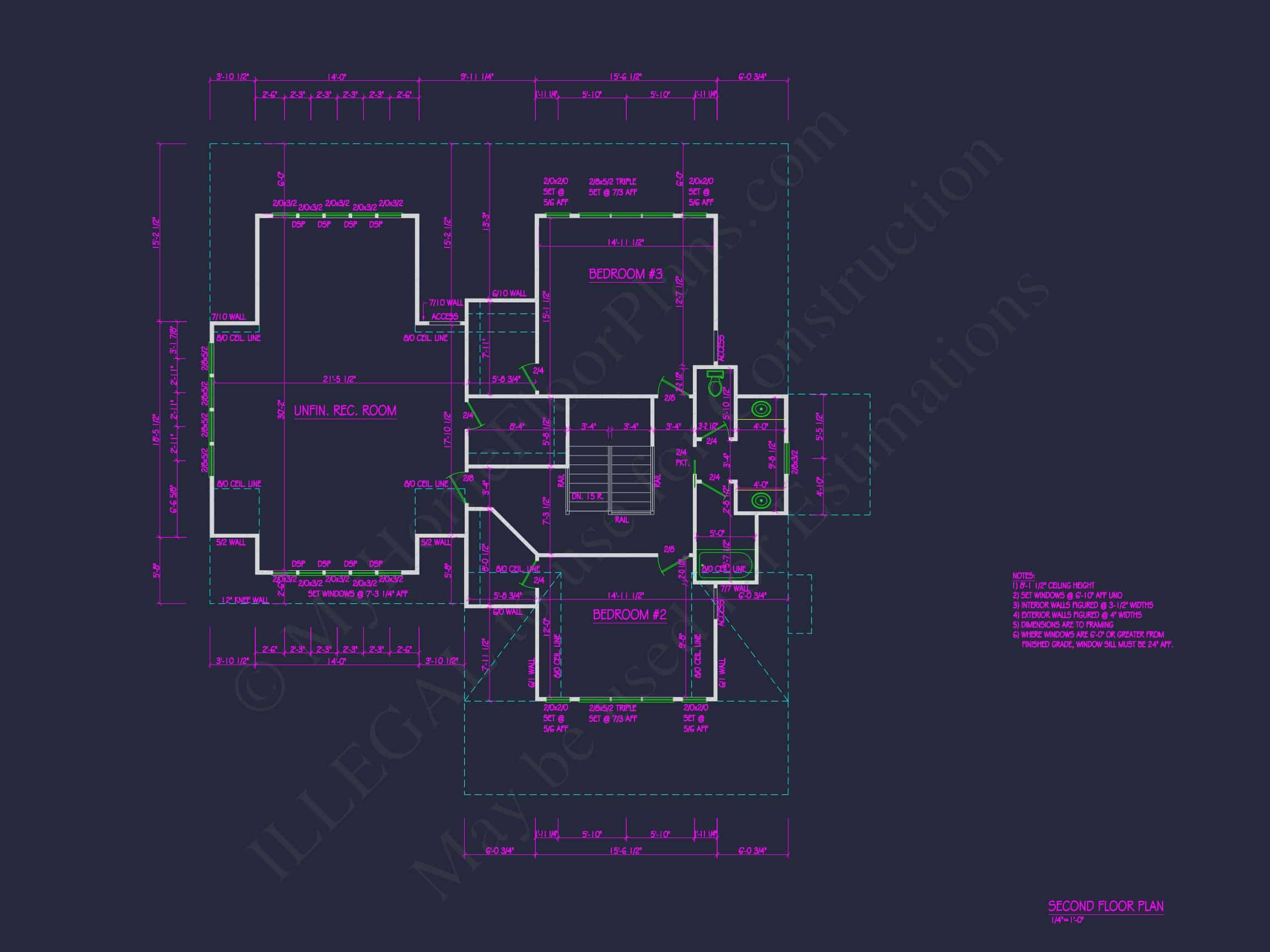 Craftsman house Plan