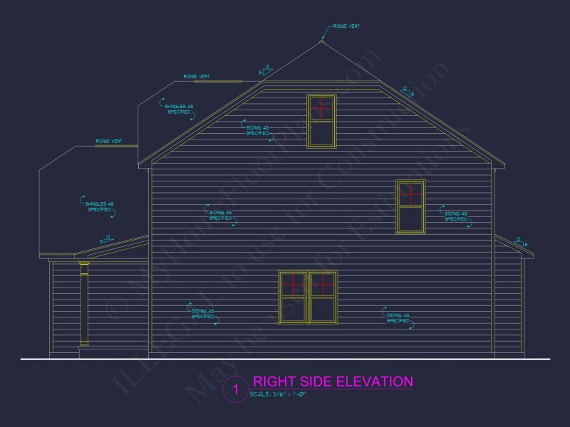Craftsman house Plan: 2-Story Floor Plan with 4 Beds & CAD Designs