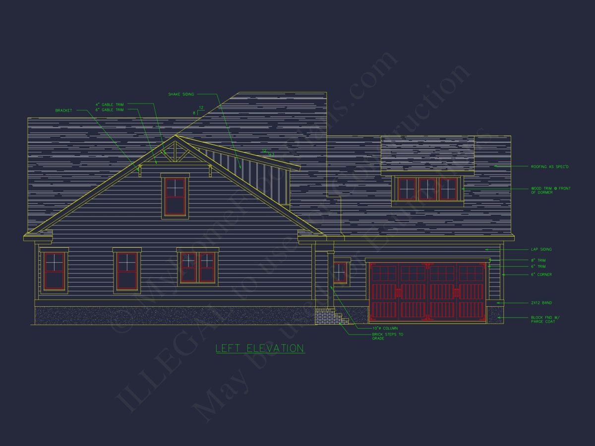 Craftsman house Plan & Blueprint Designs