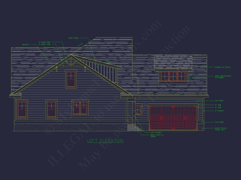 Craftsman house Plan & Blueprint Designs