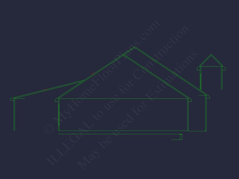Craftsman house Plan CAD Blueprint with Spacious Floor Designs