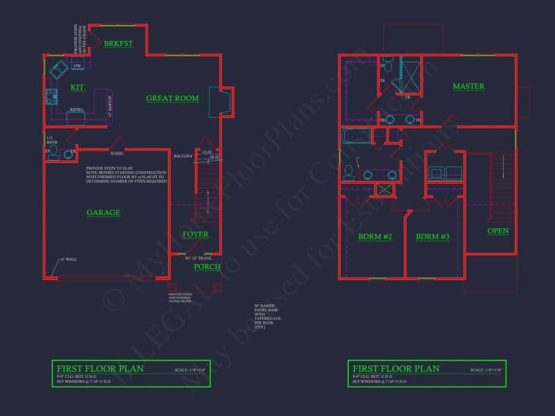 Craftsman house Plan: Floor Plan, Blueprint & CAD Designs