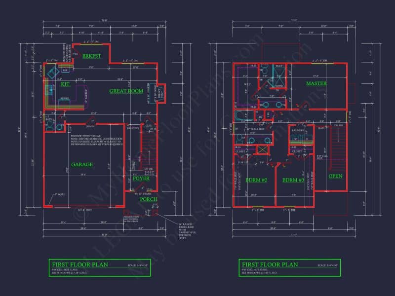 Craftsman house Plan: Floor Plan, Blueprint & CAD Designs