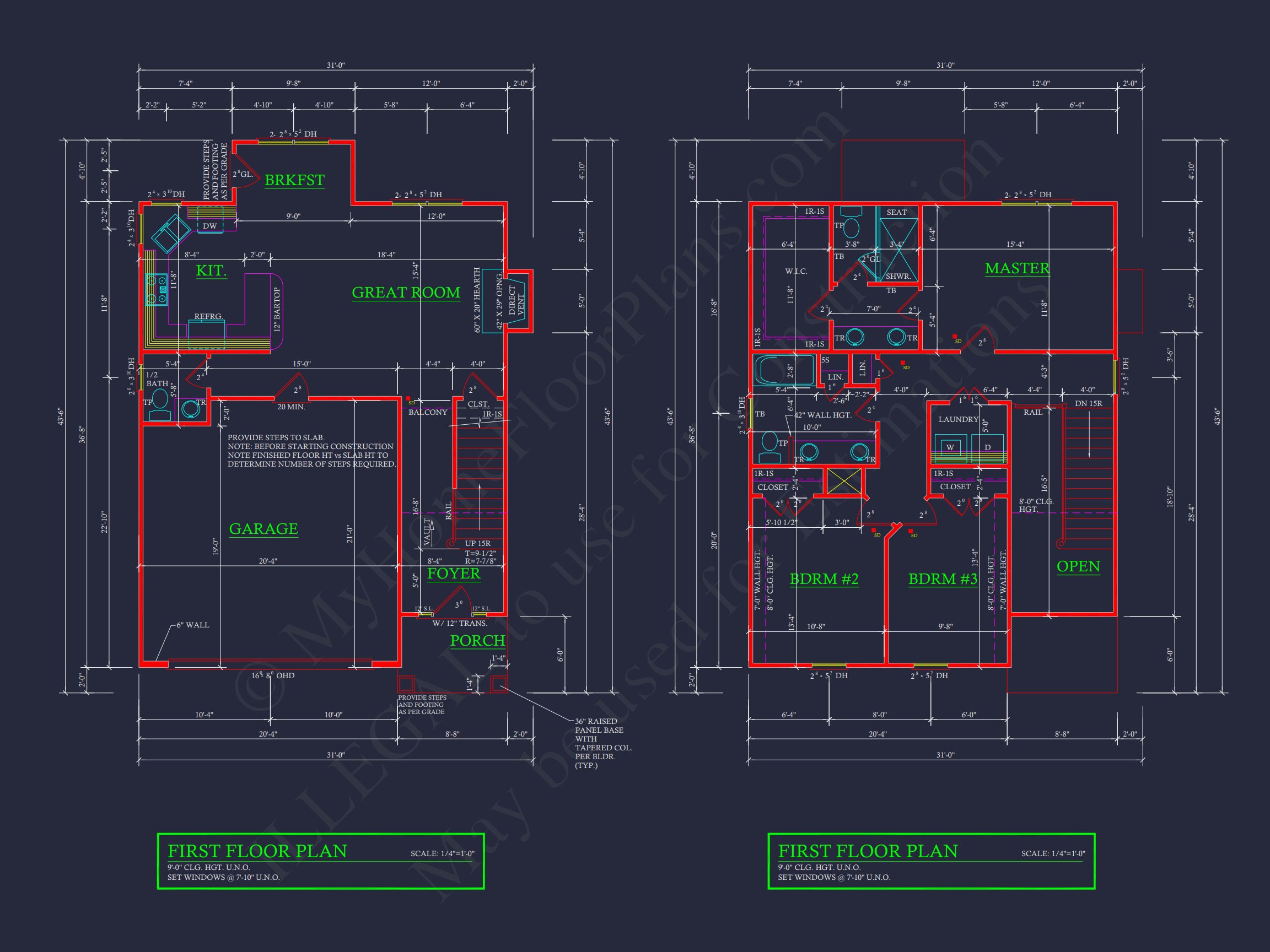 Craftsman house Plan: Floor Plan,Blueprint & CAD Designs