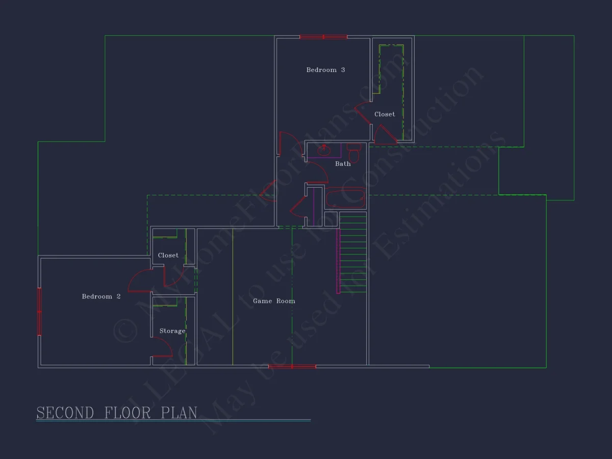 Craftsman house Plan with 1.5 Stories, CAD Blueprints & Modern Design