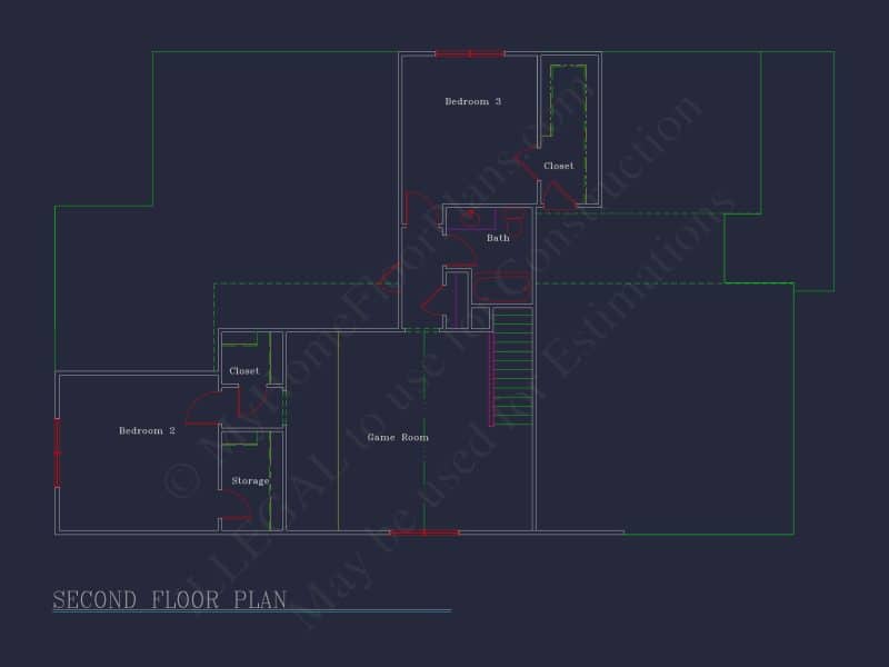 Craftsman house Plan with 1.5 Stories, CAD Blueprints & Modern Design