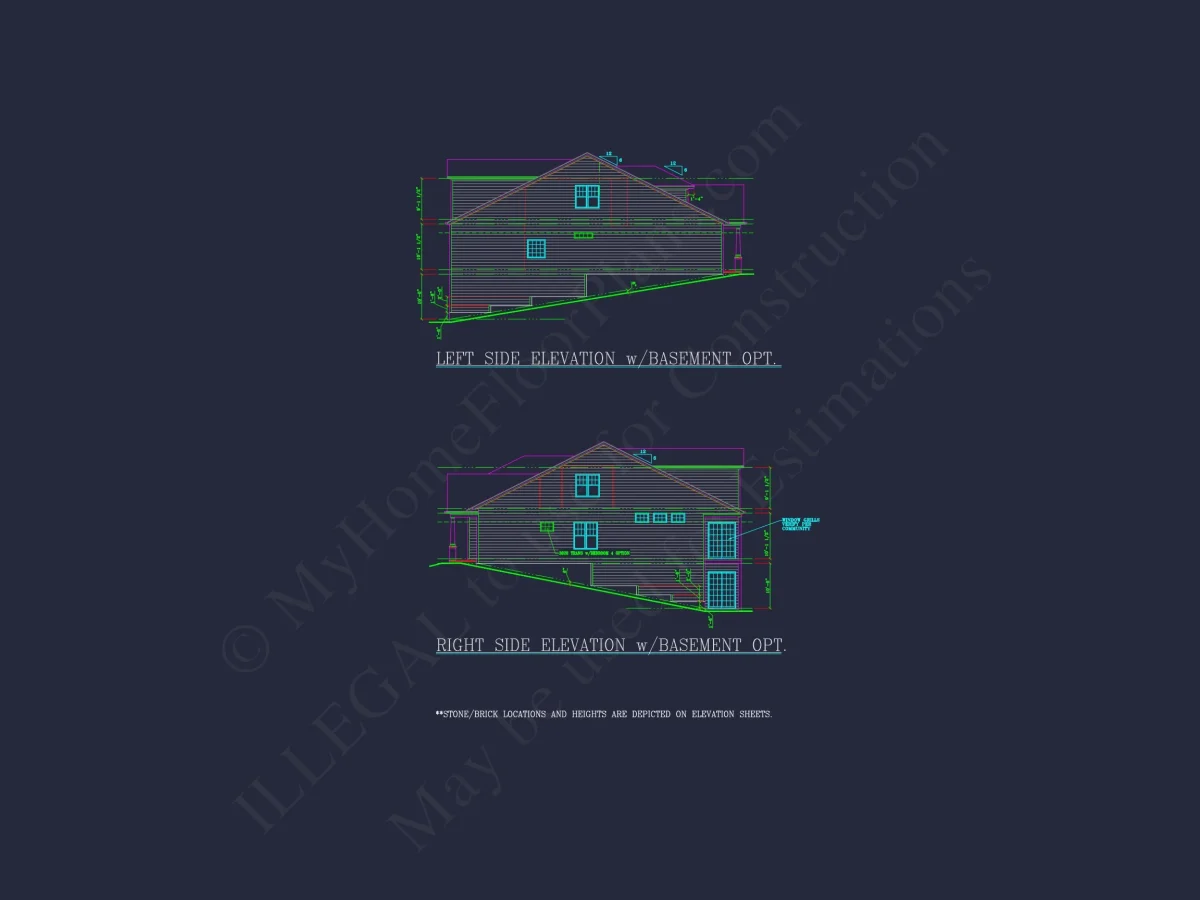 Craftsman house Plan with 1.5 Stories, CAD Blueprints & Modern Design