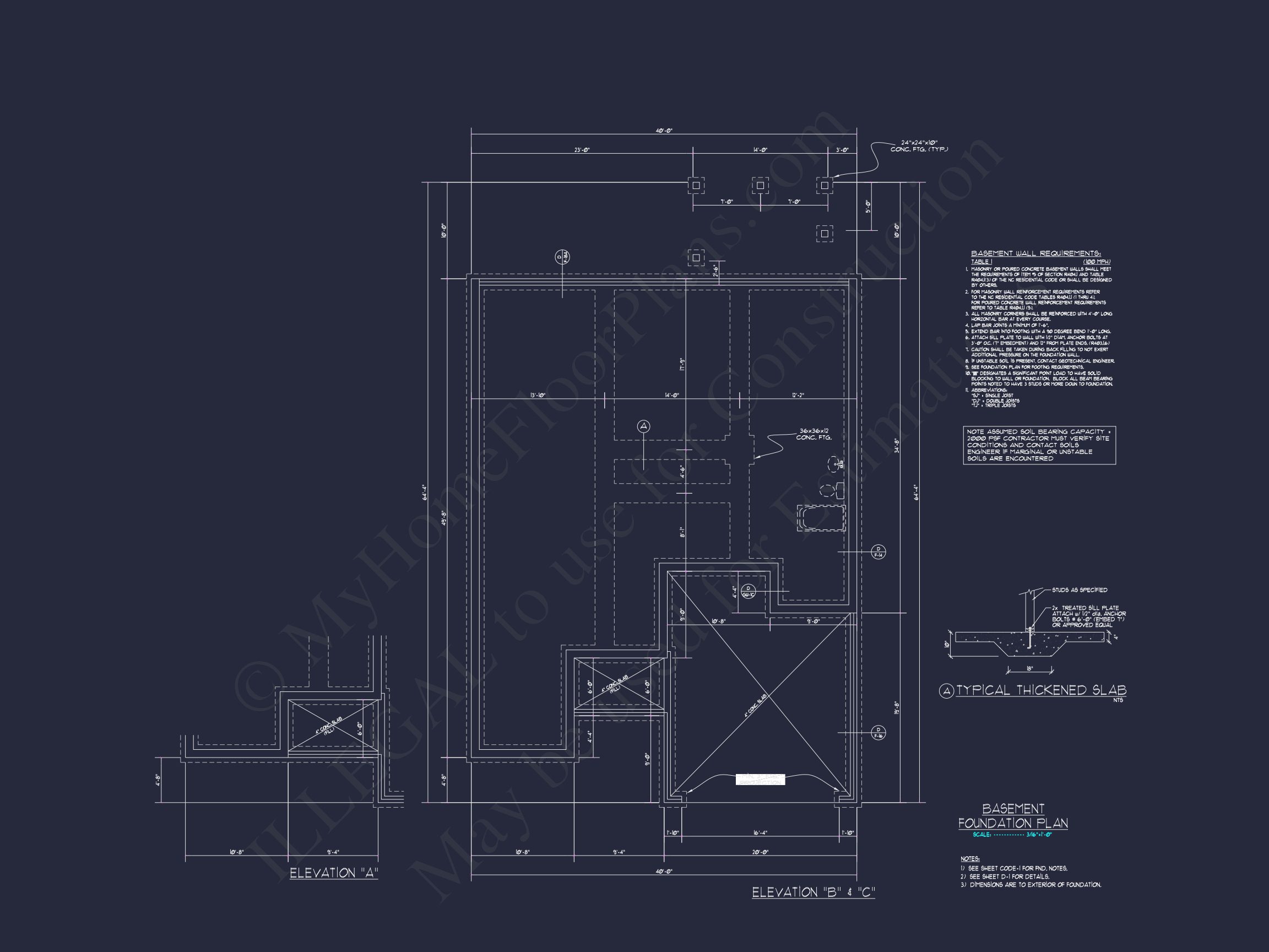Craftsman house Plan with 2 Floors,3 Beds & CAD Designs