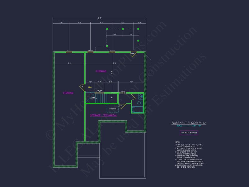 Craftsman house Plan with 2 Floors, 3 Beds & CAD Designs