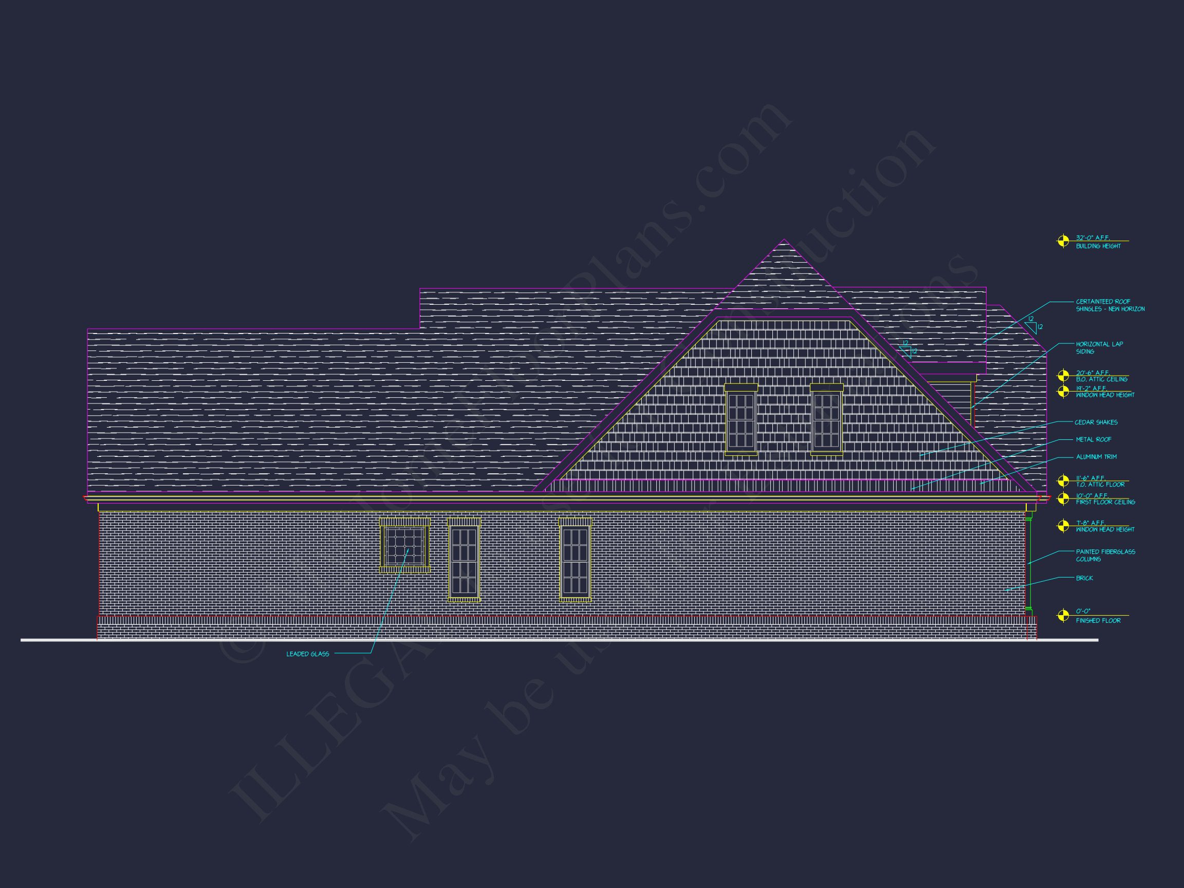 Craftsman house Plan with 2 Story Layout and CAD Designs