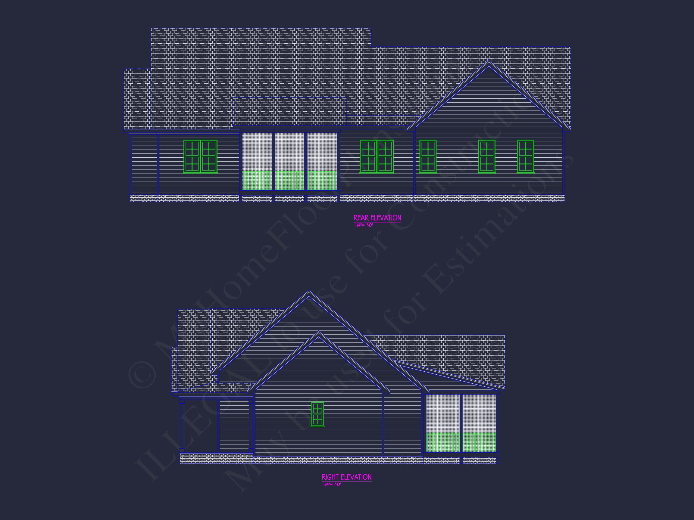 Craftsman house Plan with 2,041 SF - Floor Plan and Designs
