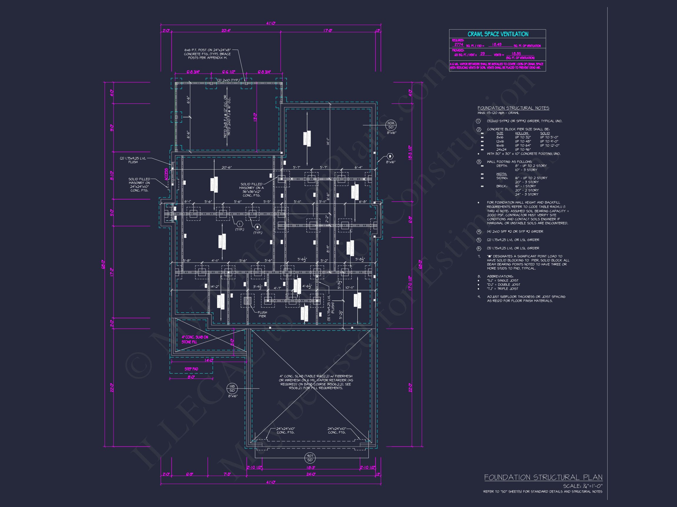Craftsman house Plan with 3 Bedrooms and Open Floor Layout