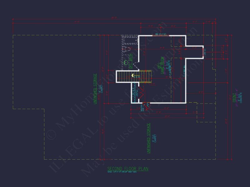 Craftsman house Plan with 3 Bedrooms and Open Floor Plan