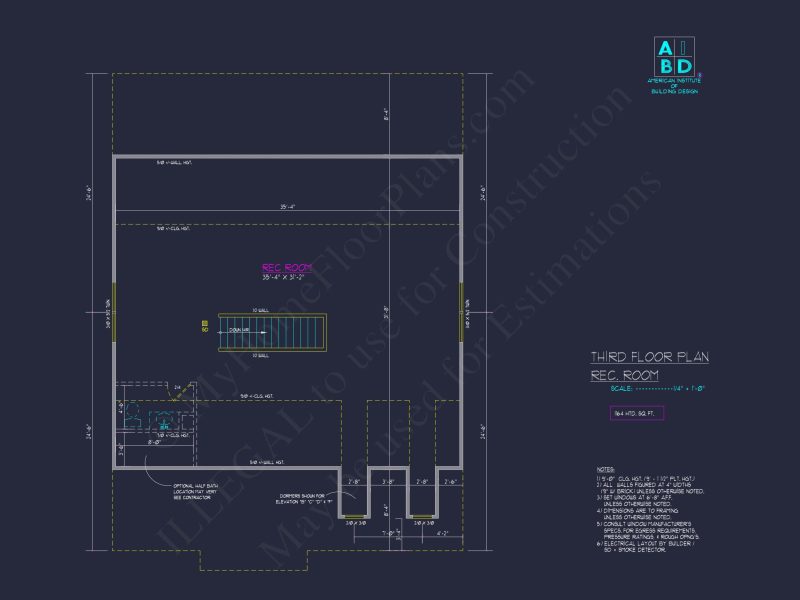 Craftsman house Plan with 4 Bedrooms and 2-Car Garage Designs