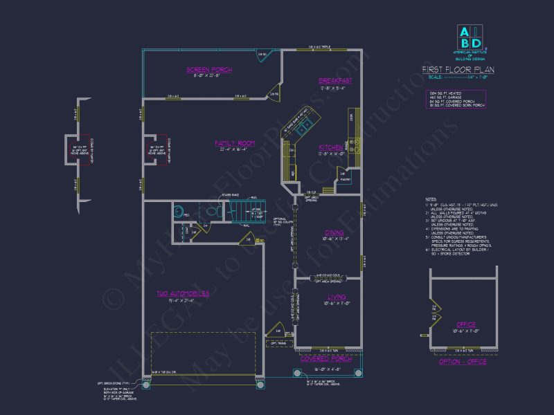 Craftsman house Plan with 4 Bedrooms and 2-Car Garage Designs
