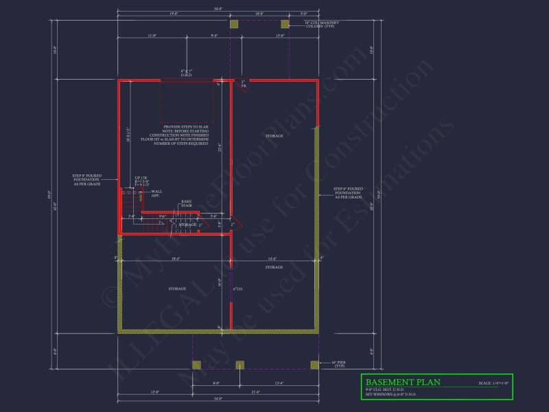 Craftsman house Plan with CAD Designs & Modern Features