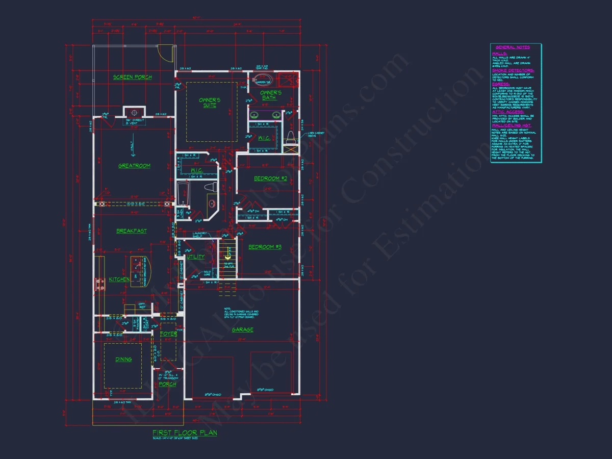 Craftsman house Plan with CAD Designs & Spacious Floor Plans