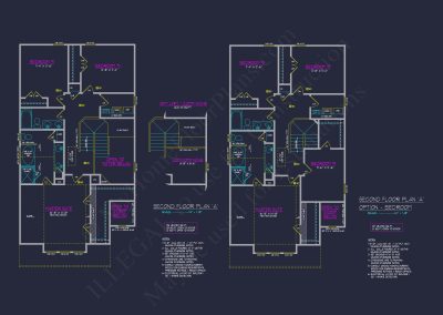 Craftsman house Plan with Detailed Blueprint and CAD Designs