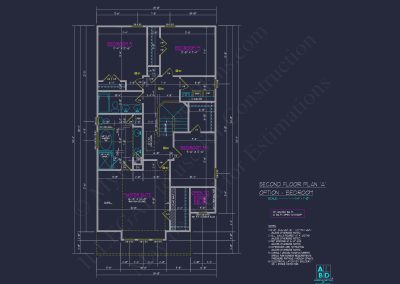 Craftsman house Plan with Detailed Blueprint and CAD Designs