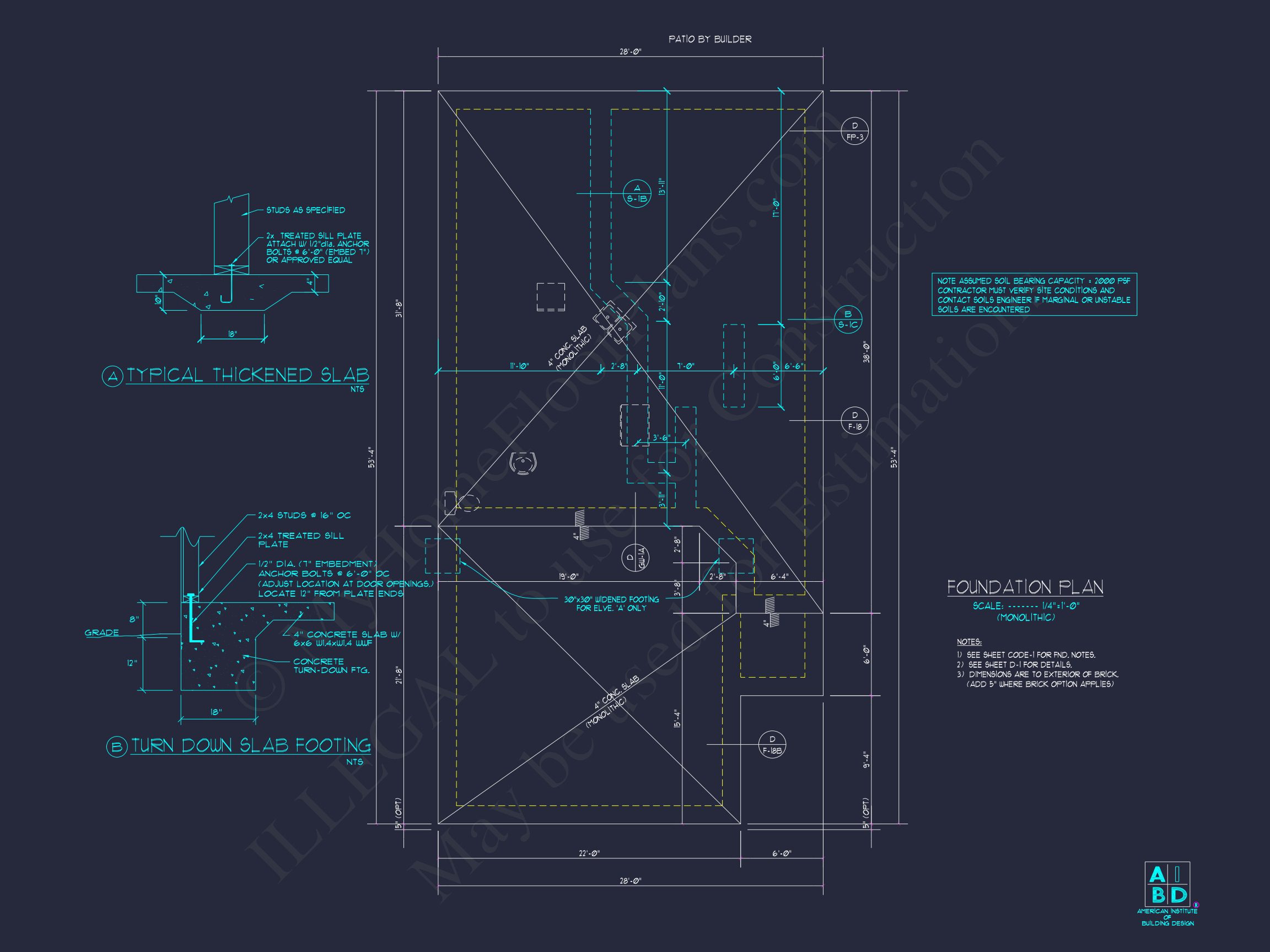 Craftsman house Plan with Detailed Blueprint and CAD Designs
