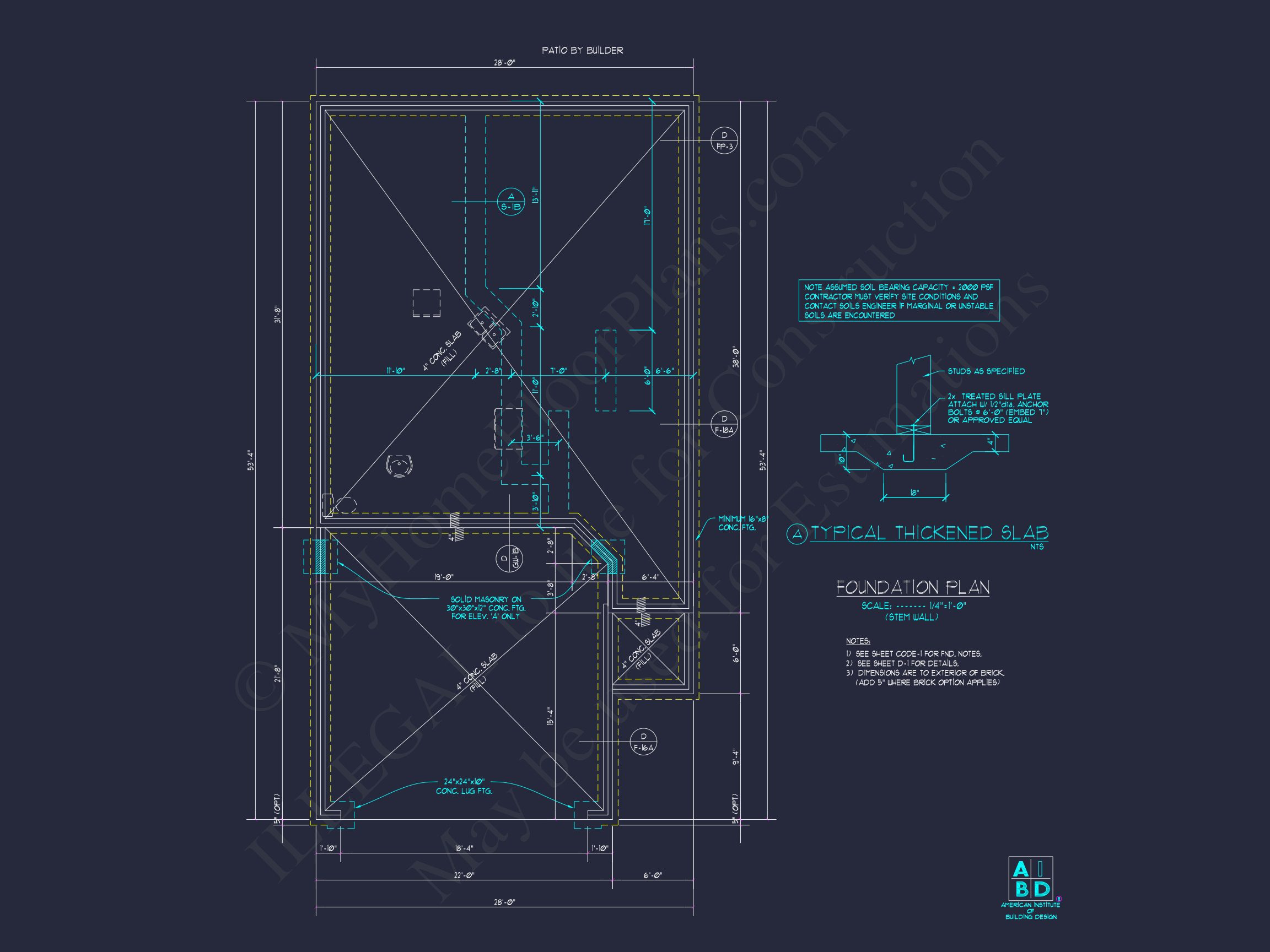 Craftsman house Plan with Detailed Blueprint and CAD Designs