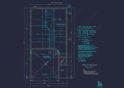 Craftsman house Plan with Detailed Blueprint and CAD Designs