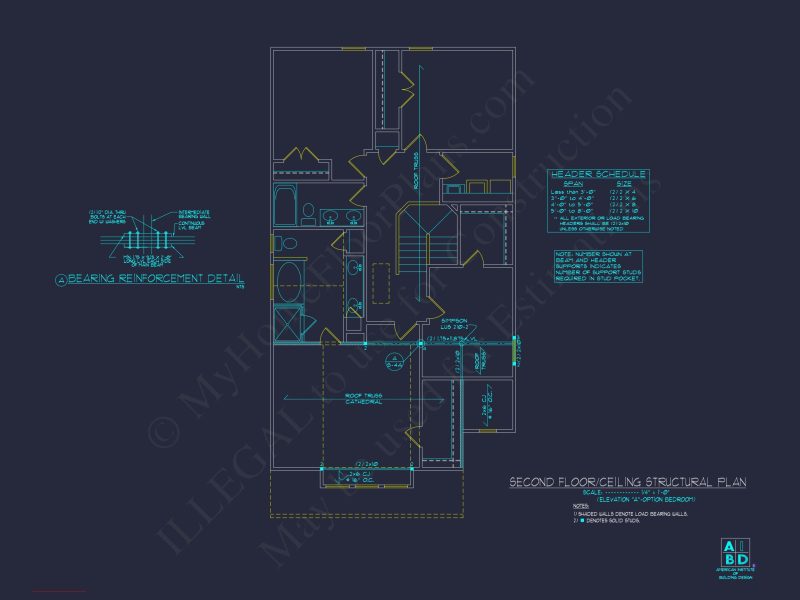 Craftsman house Plan with Detailed Blueprint and CAD Designs