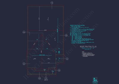 Craftsman house Plan with Detailed Blueprint and CAD Designs