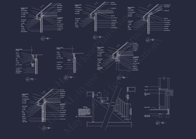 Craftsman house Plan with Detailed Blueprint and CAD Designs