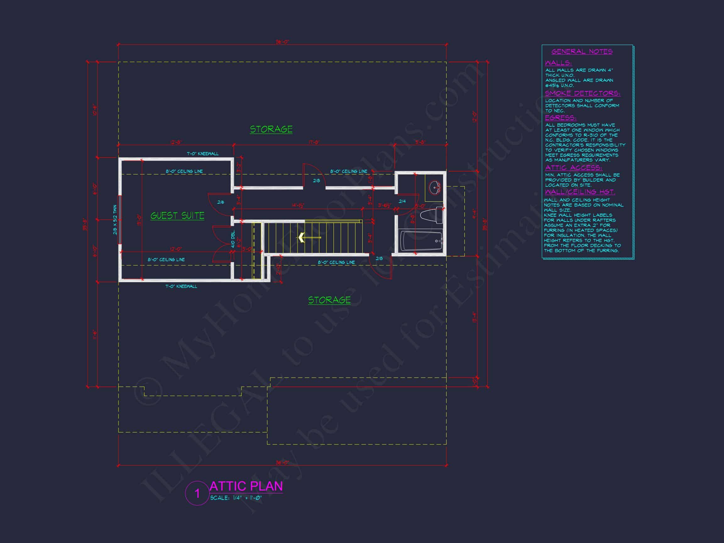 Craftsman house Plan with Detailed Floor Plan and CAD Designs
