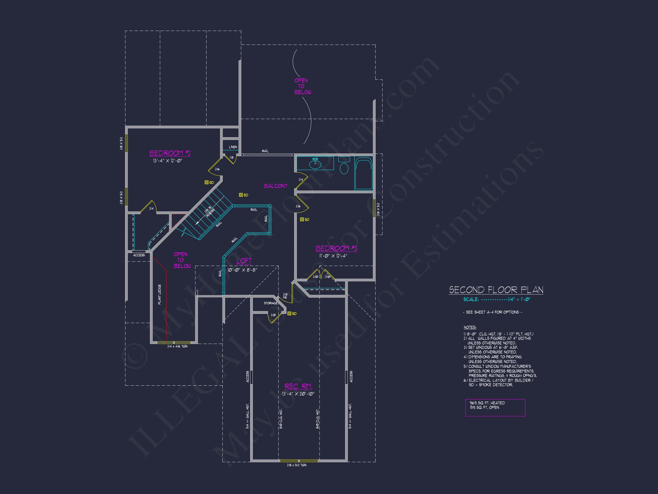 Craftsman house Plan with Open Floor Design & CAD Blueprint