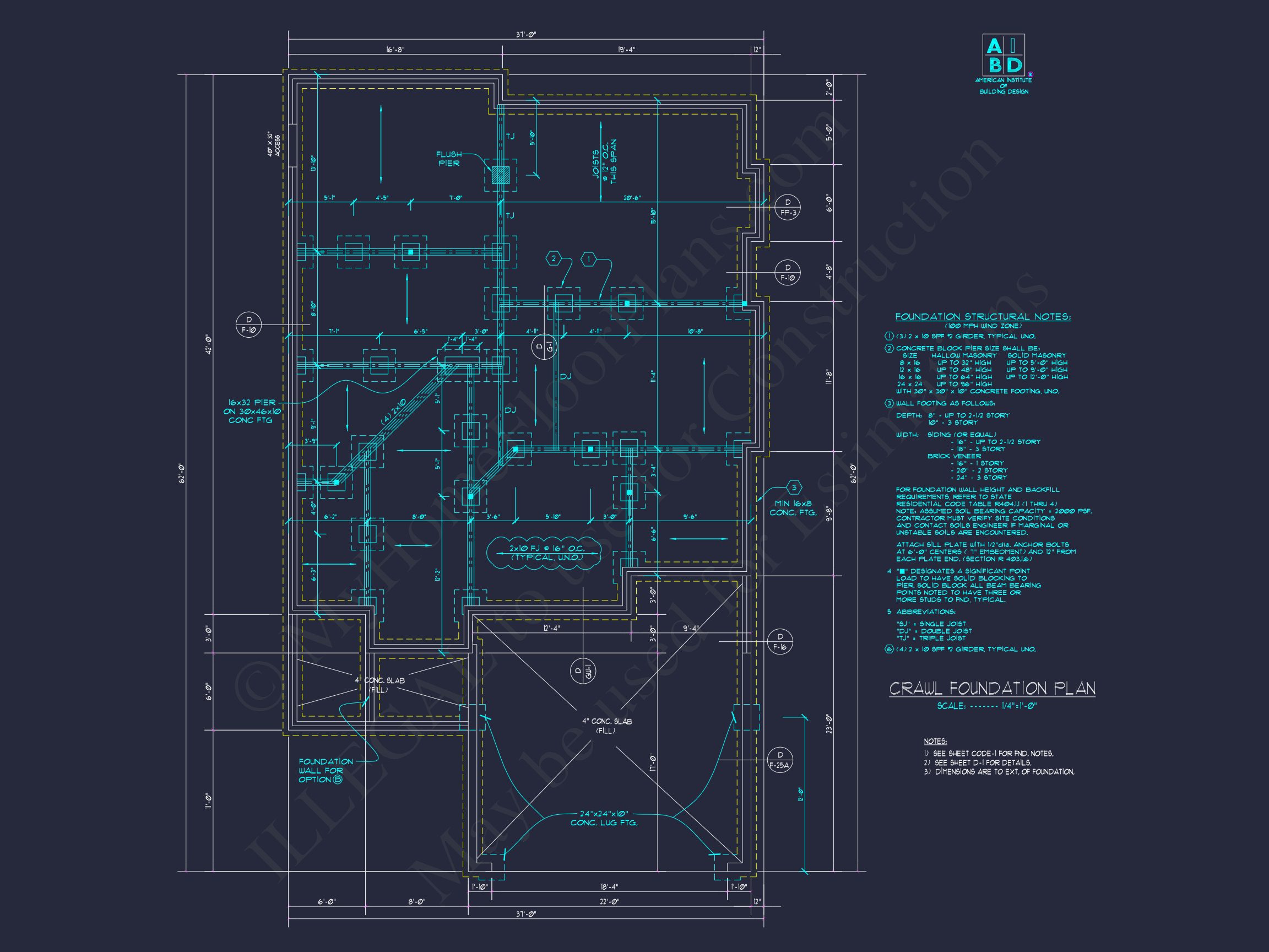 Craftsman house Plan with Open Floor Design & CAD Blueprint