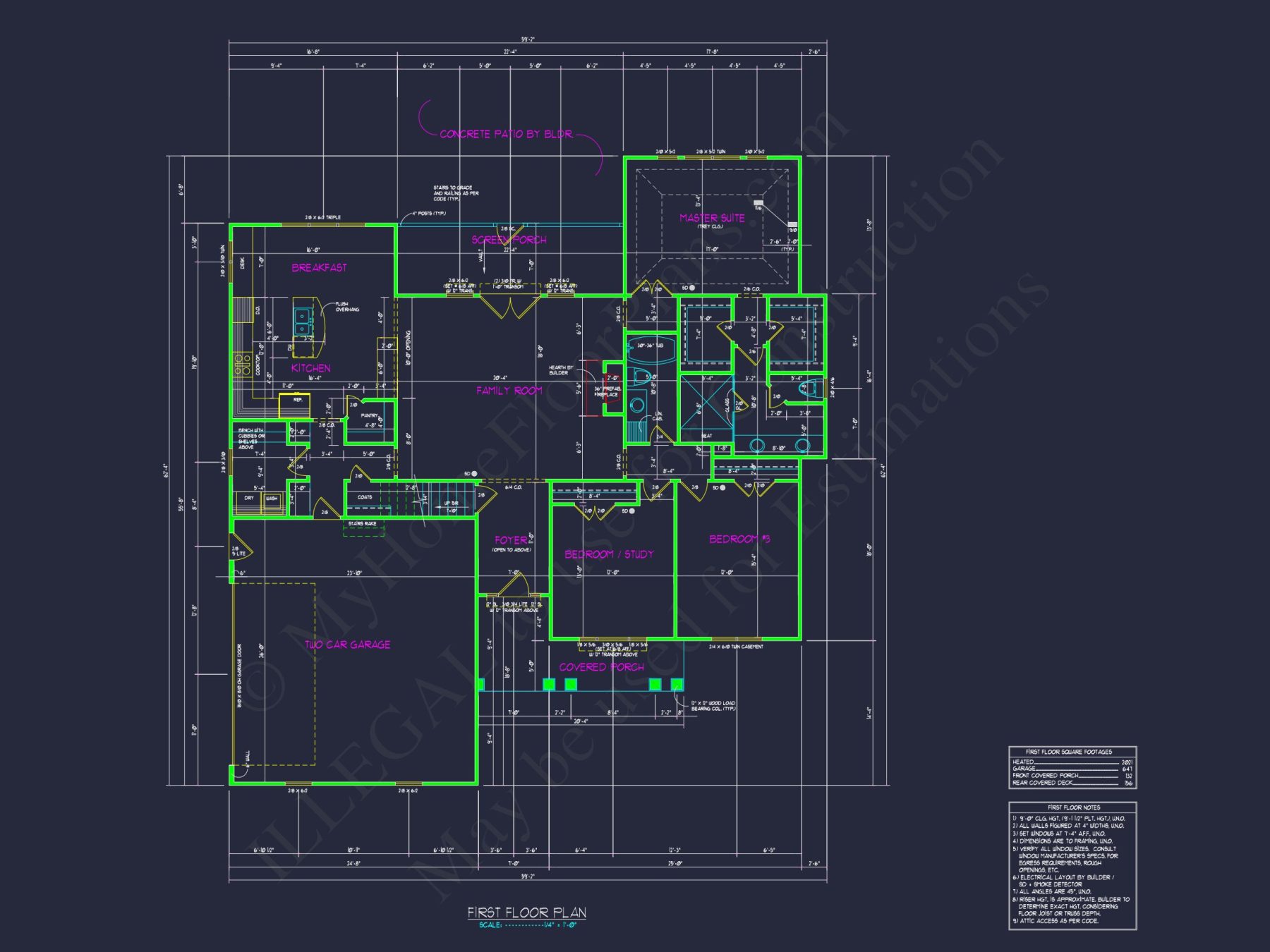 Craftsman house Plan with Spacious Floor Plan and Modern Designs