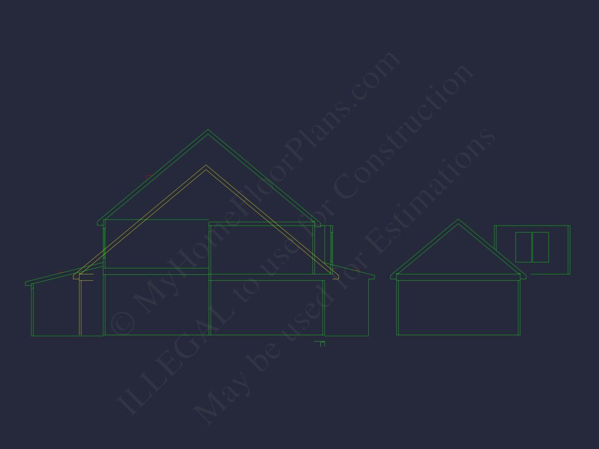 Craftsman house Plan with Spacious Layout and Unique CAD Designs