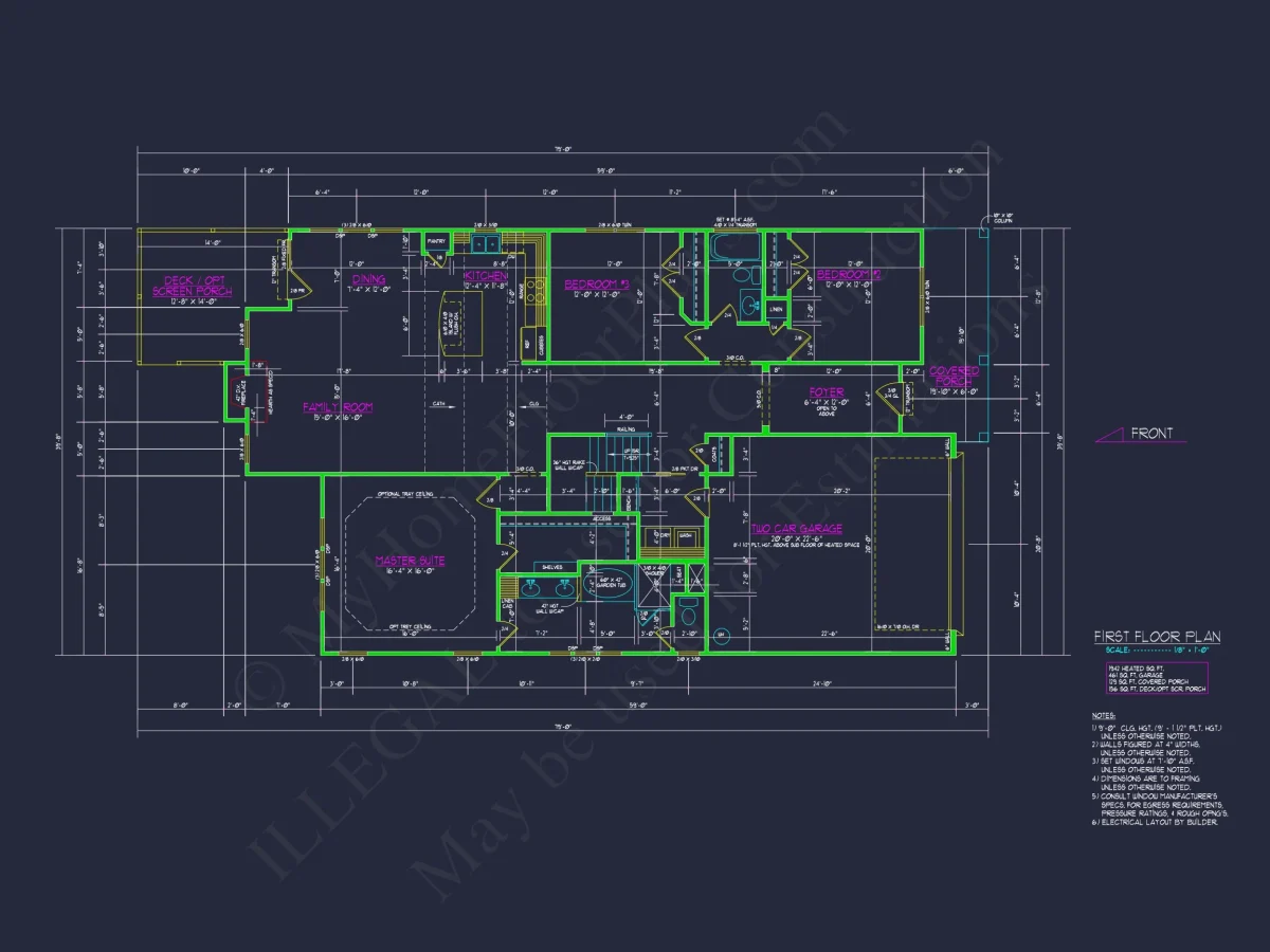 Craftsman house Plan with Versatile Floor Plan and CAD Designs