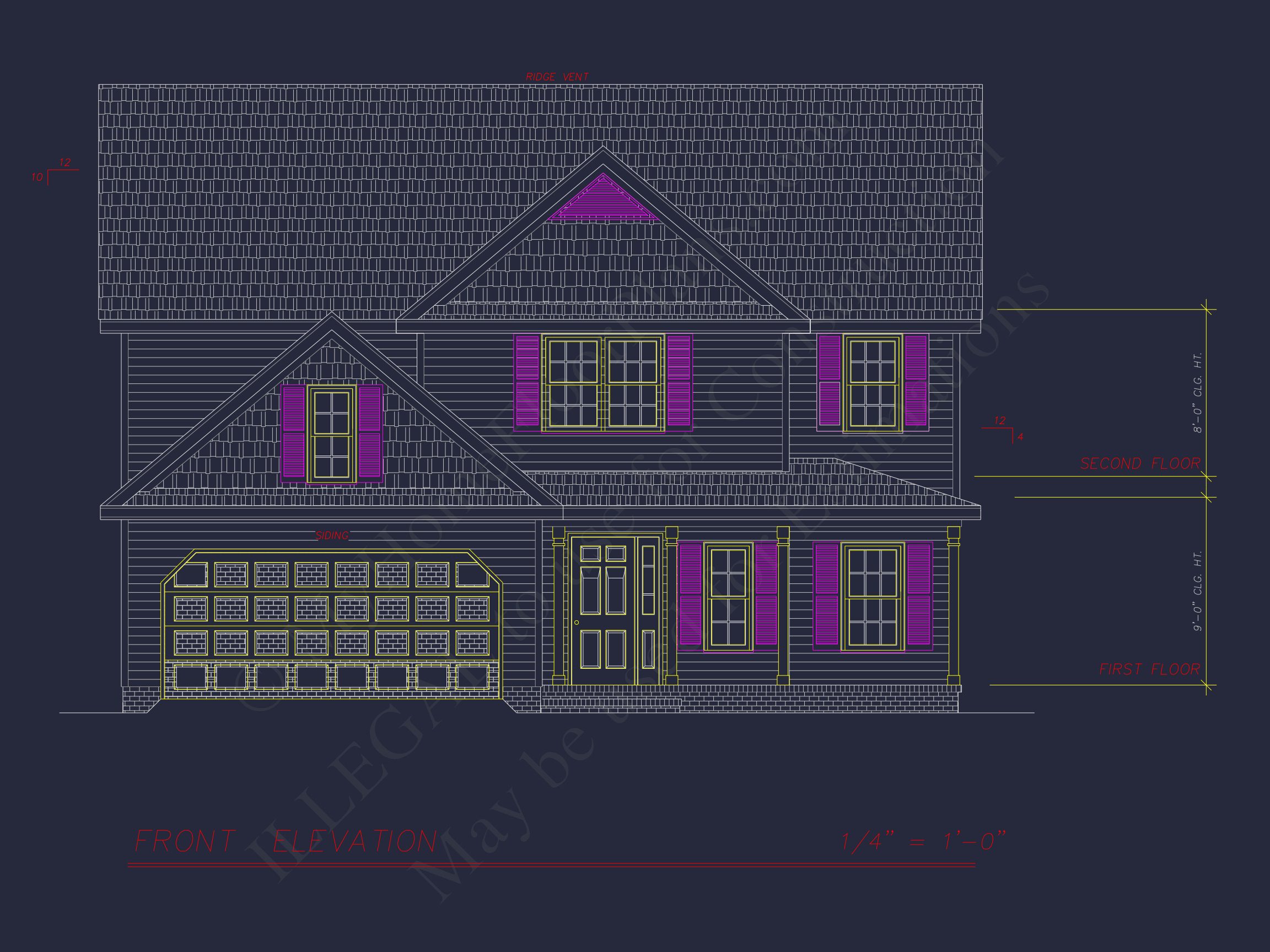 Craftsman house Design with 4 Beds,2.5 Baths & Open Floor Plan