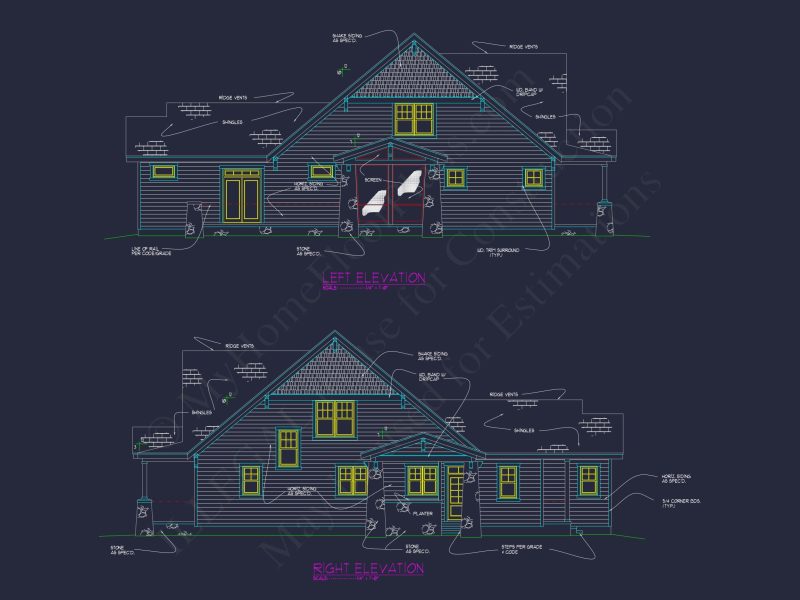 Craftsman house Floor Plan