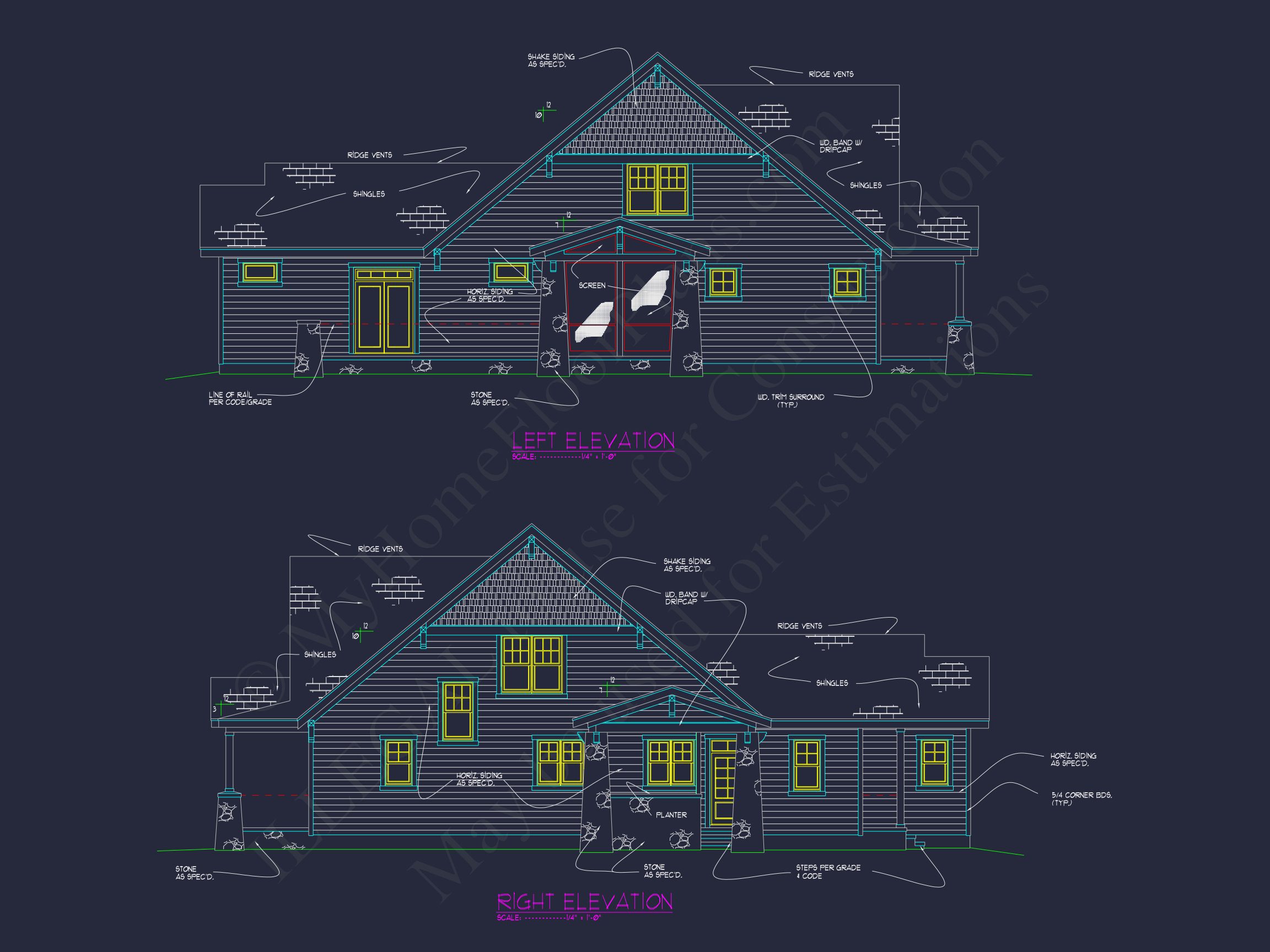 Craftsman house Floor Plan