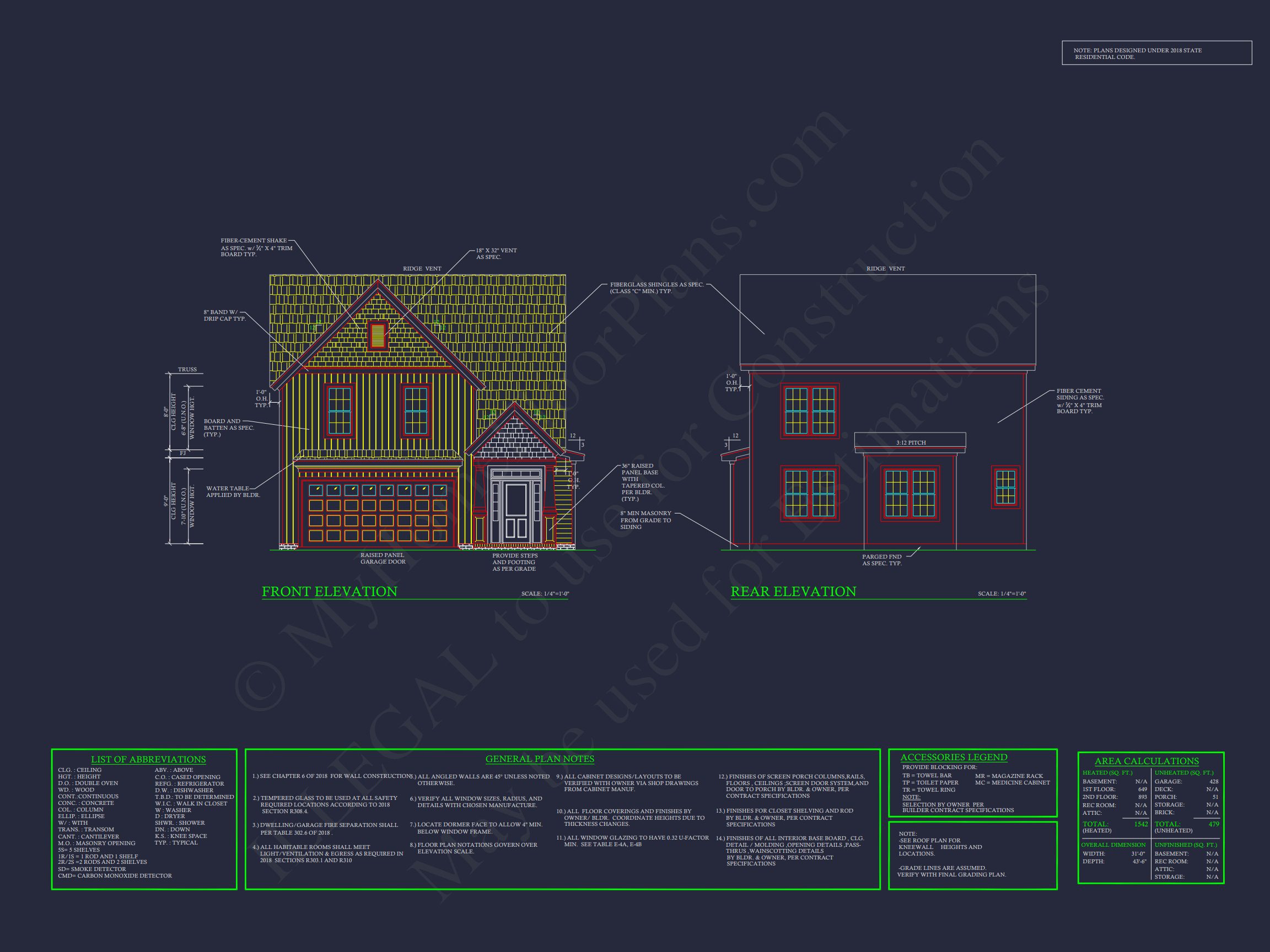 Craftsman house Plan: Floor Plan,Blueprint & CAD Designs