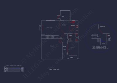 Craftsman house Plan with 2 Floors and Spacious Layout