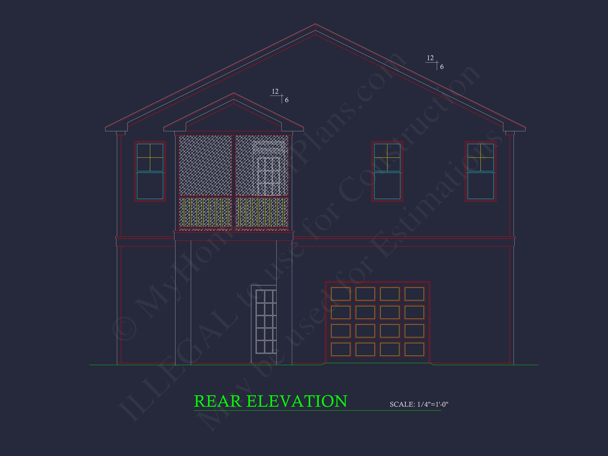 Craftsman house Plan with CAD Designs & Modern Features