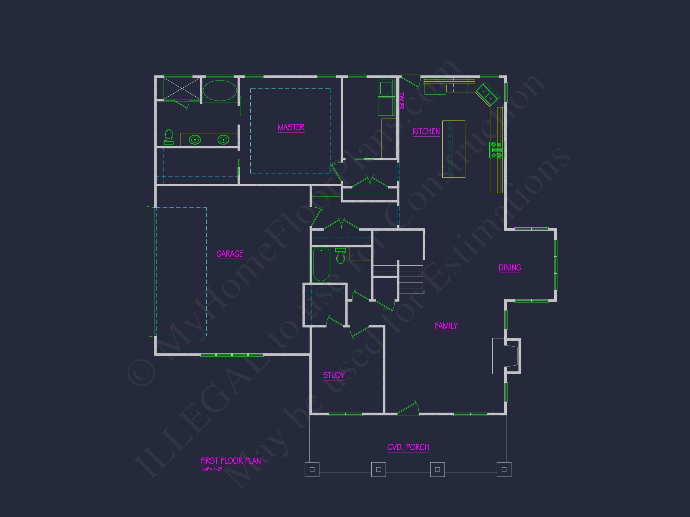 Craftsman house Plan